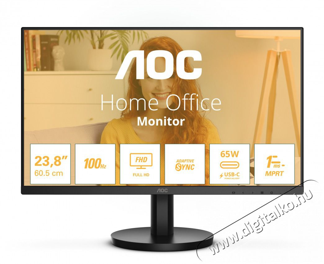 Aoc 24B3CA2 Monitor Iroda &eacute;s sz&aacute;m&iacute;t&aacute;stechnika - Monitor - Monitor - 514026