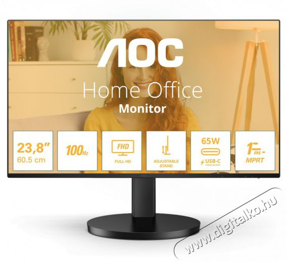 Aoc 27 27B3CF2 FHD IPS 100Hz HDMI USB-C monitor Iroda &eacute;s sz&aacute;m&iacute;t&aacute;stechnika - Monitor - Monitor - 514027