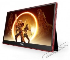 Aoc 16G3 monitor, hordozhat&oacute;, 15,6 , IPS, FHD, 144 Hz, 4 ms, FlickerFree, hangsz&oacute;r&oacute;k, 1Wx2, Pivot, HDMI, USC-C, fekete Iroda &eacute;s sz&aacute;m&iacute;t&aacute;stechnika - Monitor - Monitor - 534150