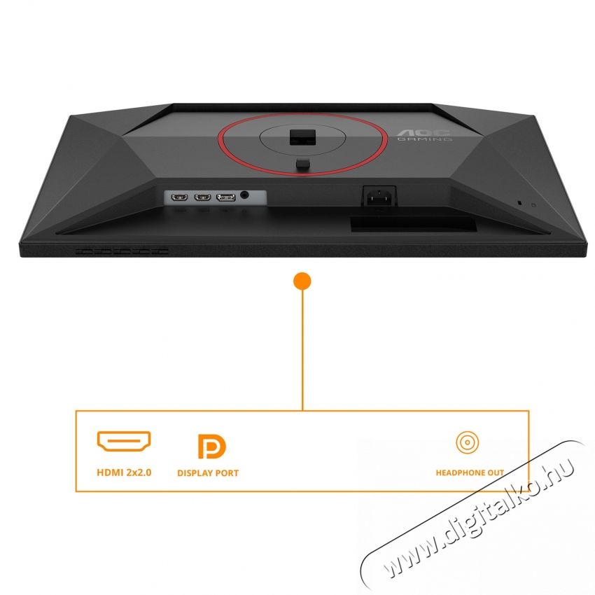 Aoc 24G4HA Gaming monitor, 23.8 , Full HD, Gyors IPS, WLED Iroda &eacute;s sz&aacute;m&iacute;t&aacute;stechnika - Monitor - Monitor - 534152