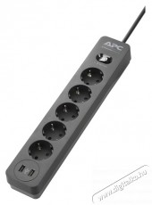 APC PME5U2B-GR SURGE PROTECTOR fekete túlfeszültségvédő Háztartás / Otthon / Kültér - Világítás / elektromosság - Hálózati elosztó / hosszabbító / adapter - 390101