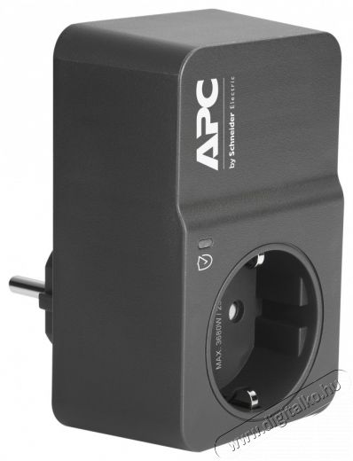 APC PM1WB-GR SURGE PROTECTOR fekete túlfeszültségvédő Tv kiegészítők - Kábel / csatlakozó - Csatlakozó / elosztó / átalakító - 406264