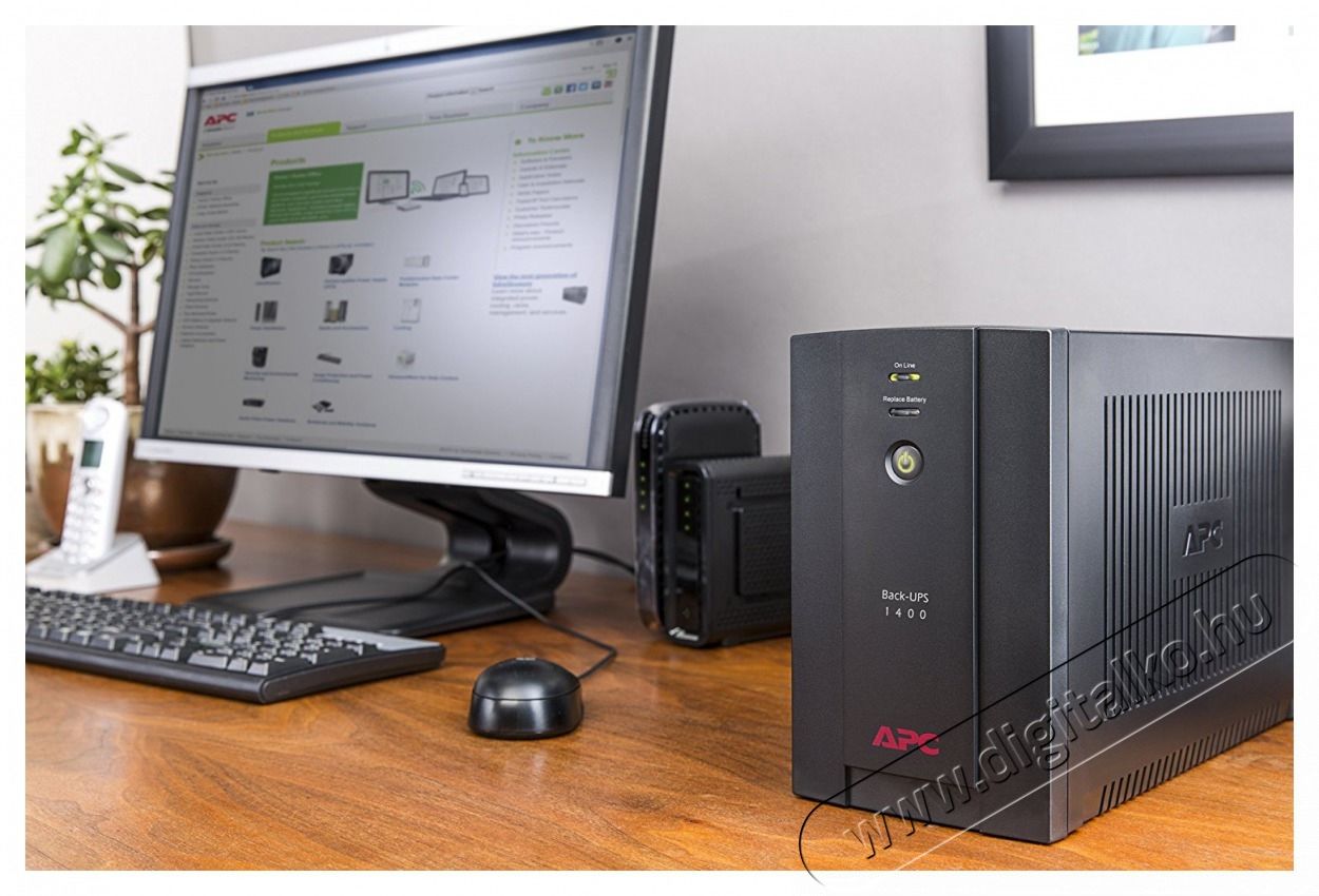 APC BACK UPS BX 1400VA SCH sz&uuml;netmentes t&aacute;pegys&eacute;g Iroda &eacute;s sz&aacute;m&iacute;t&aacute;stechnika - Egy&eacute;b sz&aacute;m&iacute;t&aacute;stechnikai term&eacute;k - 412180