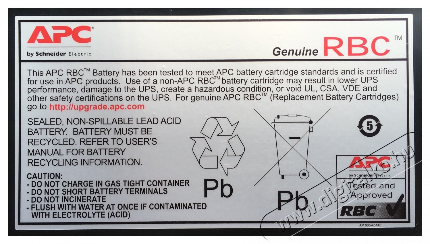 APC RBC48 Iroda &eacute;s sz&aacute;m&iacute;t&aacute;stechnika - Egy&eacute;b sz&aacute;m&iacute;t&aacute;stechnikai term&eacute;k - 442600