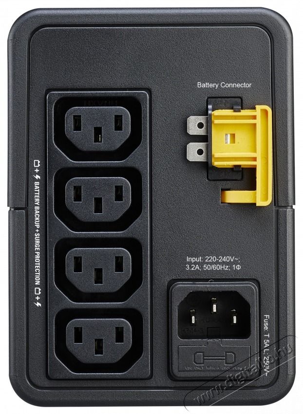 APC Back-UPS BVX700LI (IEC) 700VA (360 W) 230V, LINE-INTERACTIVE sz&uuml;netmentes , AVR, torony Iroda &eacute;s sz&aacute;m&iacute;t&aacute;stechnika - Sz&aacute;m&iacute;t&oacute;g&eacute;p tartoz&eacute;k - T&aacute;pegys&eacute;g - 492460