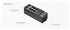 APC BE1050G2-GR Back-UPS 1050 VA 230 V 1x USB-C 1x USB-A szünetmentes akkumulátor Iroda és számítástechnika - Számítógép tartozék - Tápegység - 507854