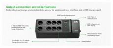APC BE1050G2-GR Back-UPS 1050 VA 230 V 1x USB-C 1x USB-A szünetmentes akkumulátor Iroda és számítástechnika - Számítógép tartozék - Tápegység - 507854