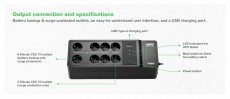 APC BE500G2-GR Back-UPS 500 VA 230 V 1 USB-A szünetmentes akkumulátor Iroda és számítástechnika - Egyéb számítástechnikai termék - 507855