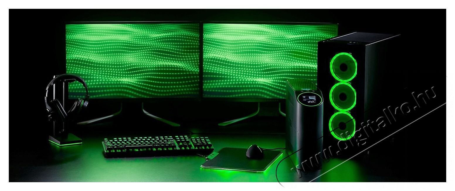 APC Back-UPS Pro Gaming 2200VA/1320W vonali interakt&iacute;v tiszt&aacute;n szinuszos sz&uuml;netmentes t&aacute;pegys&eacute;g Iroda &eacute;s sz&aacute;m&iacute;t&aacute;stechnika - Egy&eacute;b sz&aacute;m&iacute;t&aacute;stechnikai term&eacute;k - 514840