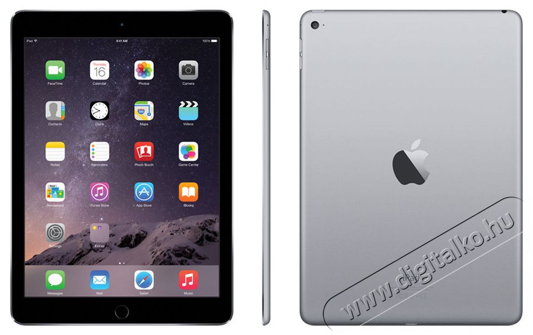Apple iPad Air 2 32GB (MNV22) Wi-Fi - asztroszürke Mobil / Kommunikáció / Smart - Tablet - iOS tablet - 309742