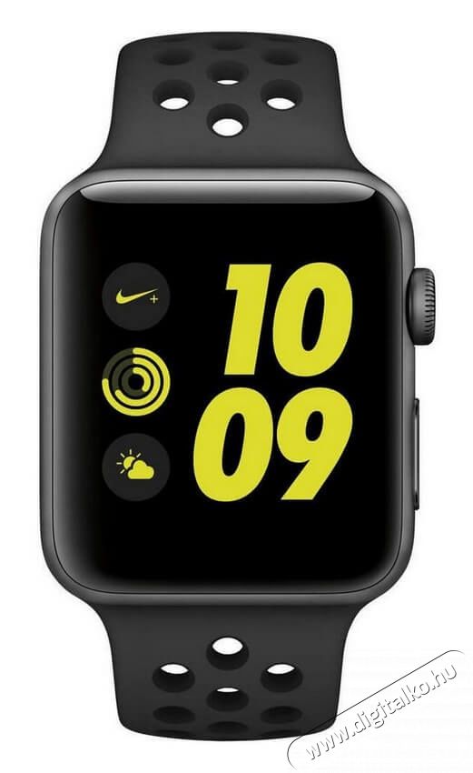 Apple Watch Nike+ 42mm ez&uuml;stsz&iacute;nű alum&iacute;niumtok, platina-fekete sportsz&iacute;jjal Mobil / Kommunik&aacute;ci&oacute; / Smart - Okos eszk&ouml;z - Okos&oacute;ra - 332430