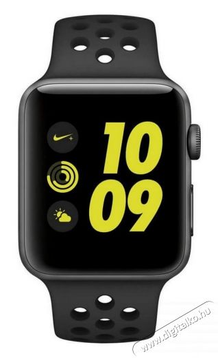 Apple Watch Nike+ 42mm ez&uuml;stsz&iacute;nű alum&iacute;niumtok, platina-fekete sportsz&iacute;jjal Mobil / Kommunik&aacute;ci&oacute; / Smart - Okos eszk&ouml;z - Okos&oacute;ra - 332430
