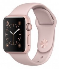 Apple Watch S1 38mm (MNNH2MP/A) rozéarany alumíniumtok, rózsakvarc sportszíjjal Mobil / Kommunikáció / Smart - Okos eszköz - Okosóra - 311309