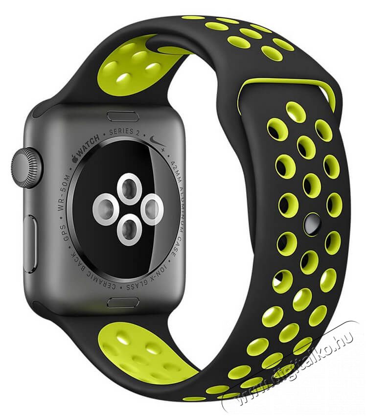 Apple Watch Series 2 Nike+ 38mm Asztroszürke alumíniumtok, antracit-fekete Nike sportszíjjal (MP082MP/A) Mobil / Kommunikáció / Smart - Okos eszköz - Okosóra - 320085