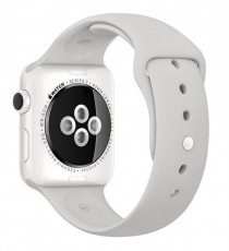 Apple Watch S2 38mm (MNPF2MP/A) fehér kerámia tok, felhőszínű sportszíjjal Mobil / Kommunikáció / Smart - Okos eszköz - Okosóra - 320071