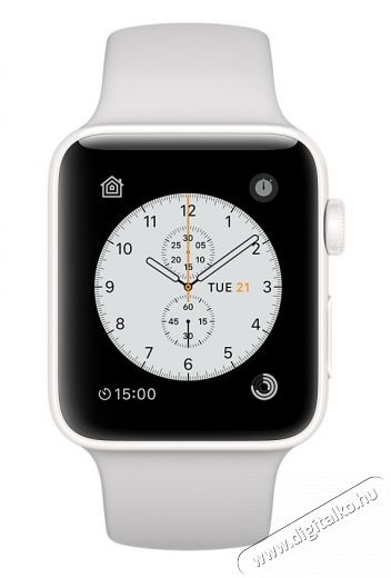 Apple Watch S2 38mm (MNPF2MP/A) fehér kerámia tok, felhőszínű sportszíjjal Mobil / Kommunikáció / Smart - Okos eszköz - Okosóra - 320071