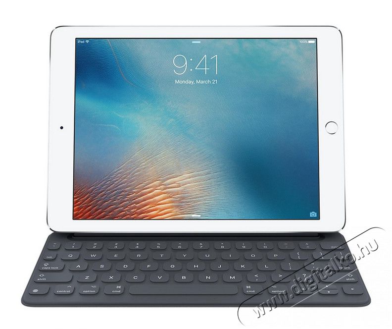 Apple iPad Pro 9,7" Smart Keyboard magyar kiosztással (MNKR2MG/A) Mobil / Kommunikáció / Smart - Tablet / E-book kiegészítő, tok - Billentyűzet - 311224
