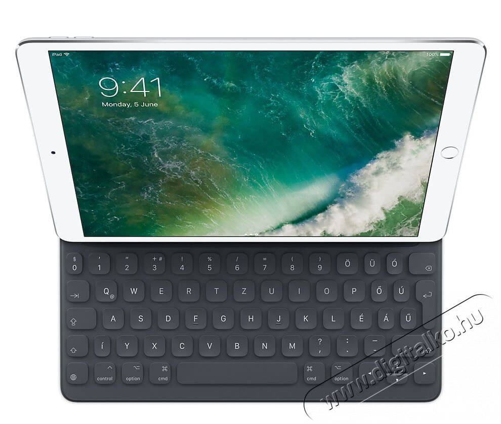 Apple 10,5" iPad Pro Smart Keyboard magyar kiosztással (MPTL2MG/A) Mobil / Kommunikáció / Smart - Tablet / E-book kiegészítő, tok - Billentyűzet - 321713