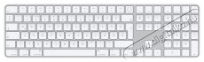 Apple Magic Keyboard (2021) Touch ID vezeték nélküli billentyűzet magyar kiosztással (numerikus) (MK2C3MG/A) Iroda és számítástechnika - Billentyűzet / billentyűzet szett - Vezeték nélküli - 381059