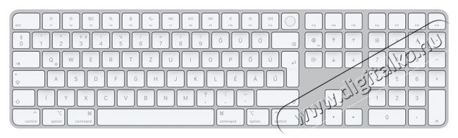 Apple Magic Keyboard (2021) Touch ID vezeték nélküli billentyűzet magyar kiosztással (numerikus) (MK2C3MG/A) Iroda és számítástechnika - Billentyűzet / billentyűzet szett - Vezeték nélküli - 381059