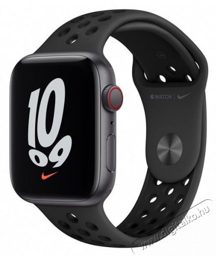 Apple Watch Nike SE (v2) Cellular (44mm) asztrosz&uuml;rke alum&iacute;nium tok, fekete szilikon Nike sportsz&iacute;jas okos&oacute;ra Mobil / Kommunik&aacute;ci&oacute; / Smart - Okos eszk&ouml;z - Okos&oacute;ra - 397933
