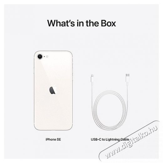 Apple iPhone SE3 4,7" 5G 4/128GB Starlight (fehér) okostelefon Egyéb - Nem forgalmazzuk ! - 398898