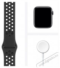 Apple Watch Nike SE (v2) GPS-es (40mm) asztrosz&uuml;rke alum&iacute;nium tok, fekete szilikon Nike sportsz&iacute;jas okos&oacute;ra Mobil / Kommunik&aacute;ci&oacute; / Smart - Okos eszk&ouml;z - Okos&oacute;ra - 385989
