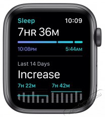 Apple Watch Nike SE (v2) GPS-es (40mm) asztrosz&uuml;rke alum&iacute;nium tok, fekete szilikon Nike sportsz&iacute;jas okos&oacute;ra Mobil / Kommunik&aacute;ci&oacute; / Smart - Okos eszk&ouml;z - Okos&oacute;ra - 385989