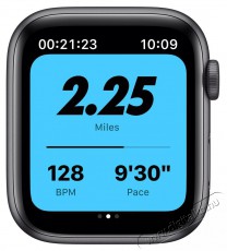 Apple Watch Nike SE (v2) GPS-es (40mm) asztrosz&uuml;rke alum&iacute;nium tok, fekete szilikon Nike sportsz&iacute;jas okos&oacute;ra Mobil / Kommunik&aacute;ci&oacute; / Smart - Okos eszk&ouml;z - Okos&oacute;ra - 385989