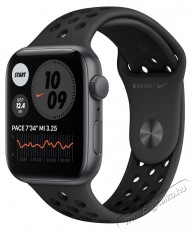 Apple Watch Nike SE (v2) GPS-es (40mm) asztrosz&uuml;rke alum&iacute;nium tok, fekete szilikon Nike sportsz&iacute;jas okos&oacute;ra Mobil / Kommunik&aacute;ci&oacute; / Smart - Okos eszk&ouml;z - Okos&oacute;ra - 385989