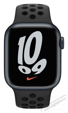 Apple Watch Nike S7 Cellular (41mm) &eacute;jfekete alum&iacute;nium tok, fekete szilikon Nike sportsz&iacute;jas okos&oacute;ra Mobil / Kommunik&aacute;ci&oacute; / Smart - Okos eszk&ouml;z - Okos&oacute;ra - 432951