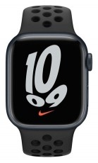 Apple Watch Nike S7 Cellular (41mm) &eacute;jfekete alum&iacute;nium tok, fekete szilikon Nike sportsz&iacute;jas okos&oacute;ra Mobil / Kommunik&aacute;ci&oacute; / Smart - Okos eszk&ouml;z - Okos&oacute;ra - 432951