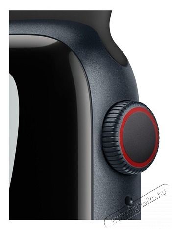 Apple Watch Nike S7 Cellular (41mm) &eacute;jfekete alum&iacute;nium tok, fekete szilikon Nike sportsz&iacute;jas okos&oacute;ra Mobil / Kommunik&aacute;ci&oacute; / Smart - Okos eszk&ouml;z - Okos&oacute;ra - 432951