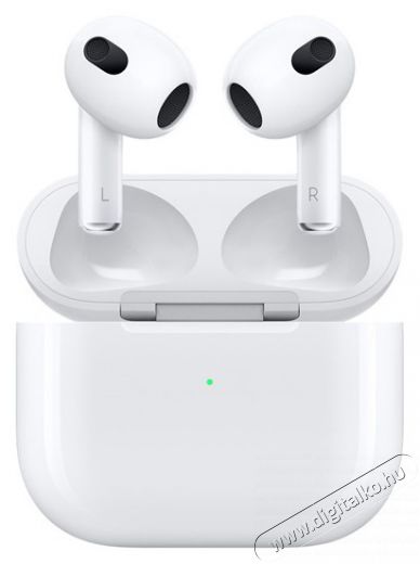 Apple AirPods 3 True Wireless Bluetooth fülhallgató és Lightning töltőtok Audio-Video / Hifi / Multimédia - Fül és Fejhallgatók - Fülhallgató mikrofonnal / headset - 453800