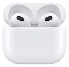 Apple AirPods 3 True Wireless Bluetooth fülhallgató és Lightning töltőtok Audio-Video / Hifi / Multimédia - Fül és Fejhallgatók - Fülhallgató mikrofonnal / headset - 453800