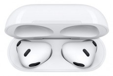 Apple AirPods 3 True Wireless Bluetooth fülhallgató és Lightning töltőtok Audio-Video / Hifi / Multimédia - Fül és Fejhallgatók - Fülhallgató mikrofonnal / headset - 453800