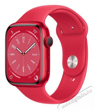 Apple Watch S8 Cellular (45mm) alumínium tok,  sportszíjas okosóra Mobil / Kommunikáció / Smart - Okos eszköz - Okosóra - 455330