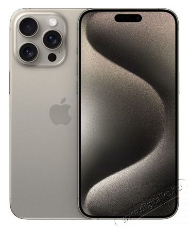 Apple iPhone 15 Pro Max 6,7 5G 8/256GB natúr titán okostelefon Mobil / Kommunikáció / Smart - Okostelefon - iOS - 494891