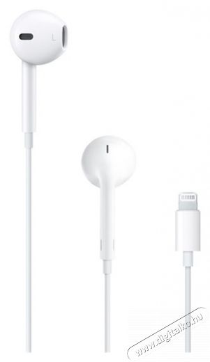 Apple Earpods Lightning csatlakozós távvezérlős fülhallgató Audio-Video / Hifi / Multimédia - Fül és Fejhallgatók - Fülhallgató - 508533
