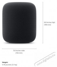 Apple HomePod (2. generáció), Midnight Háztartás / Otthon / Kültér - Okos otthon - Kiegészítő - 508034