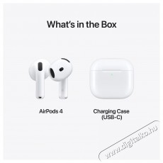Apple AirPods 4 Audio-Video / Hifi / Multimédia - Fül és Fejhallgatók - Fülhallgató - 509856