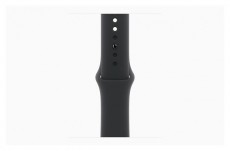 Apple Watch S10 GPS (42mm) kozmoszfekete alumínium tok, fekete sportszíj (S/M) okosóra Mobil / Kommunikáció / Smart - Okos eszköz - Okosóra - 514600