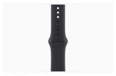 Apple Watch S10 GPS (46mm) kozmoszfekete alumínium tok, fekete sportszíj (S/M) okosóra Mobil / Kommunikáció / Smart - Okos eszköz - Okosóra - 514605