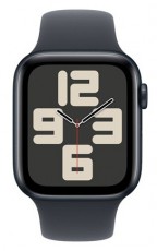 Apple Watch SE2 v3 GPS (40mm) éjfekete alumínium tok, éjfekete sportszíj (M/L) okosóra Mobil / Kommunikáció / Smart - Okos eszköz - Okosóra - 514608
