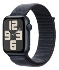Apple Watch SE2 v3 GPS (40mm) éjfekete alumínium tok, tinta sportszíj okosóra Mobil / Kommunikáció / Smart - Okos eszköz - Okosóra - 514609