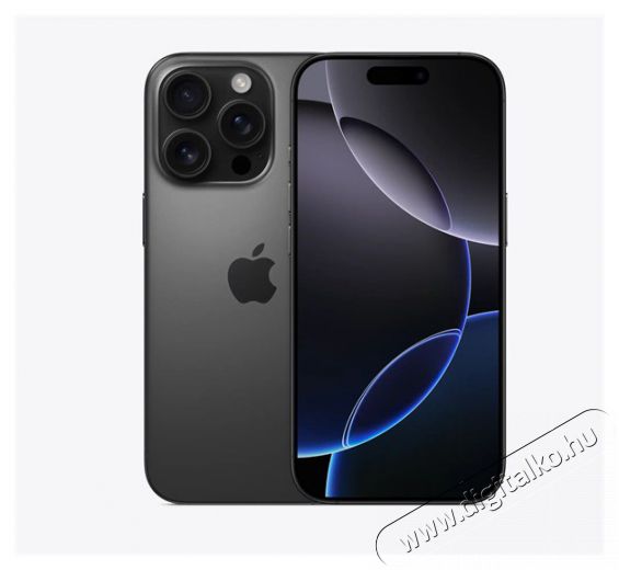 Apple iPhone 16 Pro 6,3 5G 8/128GB fekete titán okostelefon Mobil / Kommunikáció / Smart - Okostelefon - iOS - 516170