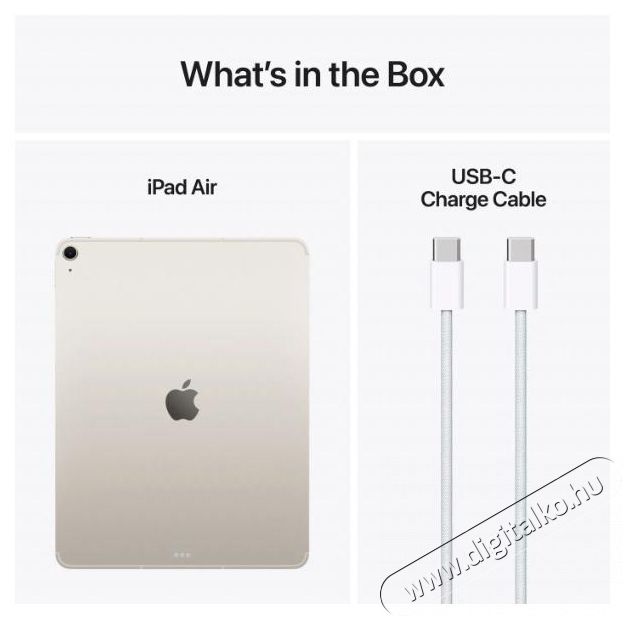 Apple Air 13  2025 256GB Cellular M3 - Csillagf&eacute;ny tablet Mobil / Kommunik&aacute;ci&oacute; / Smart - Tablet - iOS tablet - 523743