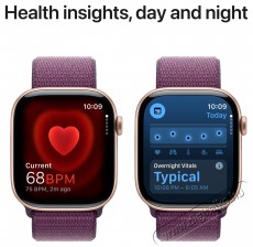 Apple Watch Series 10 46mm Cellular Rose Gold Aluminium Case with Plum Sport Loop Mobil / Kommunikáció / Smart - Okos eszköz - Okosóra - 523647