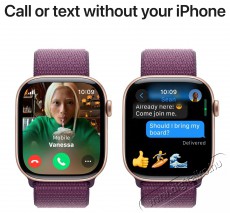 Apple Watch Series 10 46mm Cellular Rose Gold Aluminium Case with Plum Sport Loop Mobil / Kommunikáció / Smart - Okos eszköz - Okosóra - 523647