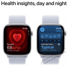 Apple Watch Series 10 46mm Silver Aluminium Case with Blue Cloud Sport Loop Mobil / Kommunik&aacute;ci&oacute; / Smart - Okos eszk&ouml;z - Okos&oacute;ra - 523641